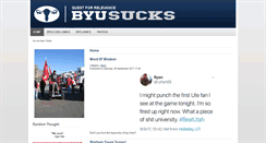 Desktop Screenshot of byusucks.net